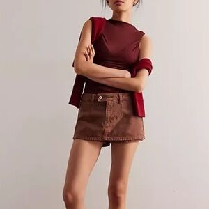 We The Free by Free People Gallivanting Peekaboo Skort